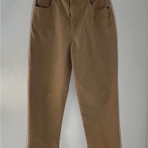 Bill Blass Vintage Beige Jeanswear Trousers Size 12 Mom Jeans